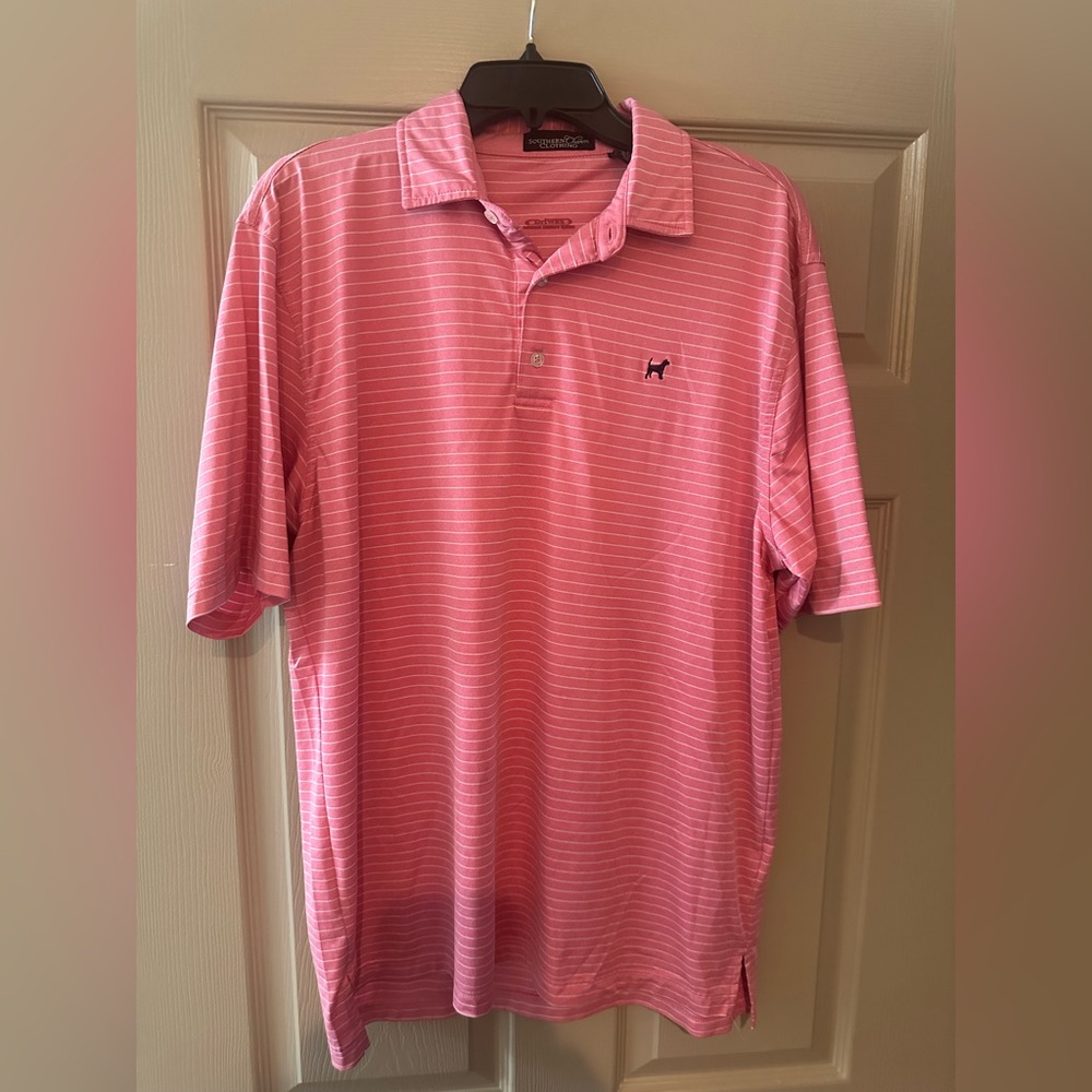 Pink Performance Golf Polo